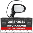 Passenger Side Mirror Compatible With 2018-2024 Toyota Camry Powered Adju.... Fixed Price $172.67.