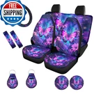 Zfrxign Flower Butterfly Car Seat Covers Full Set For Women Steering Wheel. Fixed Price $106.38.