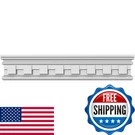 Ekena Millwork Endurathane Bedford Crosshead W/dentil Trim 76 Bottom Width X 77. Fixed Price $103.98.
