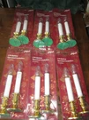 Hofert's 9" X 2.5" Gold Base Led Battery Operated Candle 6 - Packs. Fixed Price $24.95.