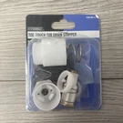 Everbilt Toe Touch Tub Drain Stopper 1006-959-711 3/8" & 5/16" Studs New Sealed. Fixed Price $12.97.