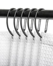 Rust Proof Zinc Decorative Shower Curtain Hooks For Bathroom, Set 12. Fixed Price $20.25.