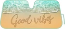 Bdk Good Vibes Beach Front Windshield Sun Shade-accordion Folding. Fixed Price $18.99.
