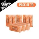 Salt Bricks Pack 70 Pink Tile 8X4X2 Build Sauna Wall & Home Decor Affordable. Fixed Price $799.99.
