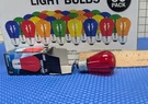 Feit Electric 60 Pack Sign Lamps Light Bulbs 5 Colors X (12) Each 11S14-TR-130. Fixed Price $36.99.