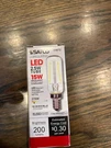 Satco Lighting S9872 Single 2.5 Watt Warm White Candelabra Led Bulb - Clear. Fixed Price $20.00.