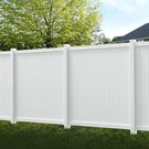 6FT Vinyl Privacy Fence Kit With Post - Easy No Dig Installation, White. Fixed Price $432.99.