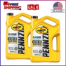 2 Pack, Pennzoil Platinum Full Synthetic 5W-30 Motor Oil, Quart. Fixed Price $49.90.