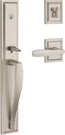 Baldwin Torrey Pines Satin Nickel Front Entry Door Smartkey Handleset Lock. Fixed Price $149.95.