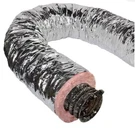 Master Flow 25 Ft Insulated Flexible Duct R6 Silver Jacket Free Shipping. Fixed Price $42.99.