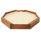 Octagon Xl Wooden Sandbox With Liner Cover. Fixed Price $81.00.