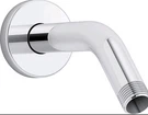 Kohler Statement Wall Mount Showerhead Arm & Flange 26318-CP Polished Chrome New. Fixed Price $18.00.