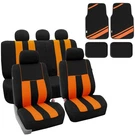 Fh Group Striking Striped Car Seat Covers Full Set, Airbag And Split Ready With. Fixed Price $63.41.