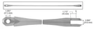 Crl 270128 Tension Rod End Fittings For 28MM (set Of 2). Fixed Price $291.74.