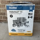 Duravent Pelletvent 3PVL-KHA 3" Through-wall Stove Chimney Venting Kit. Fixed Price $292.27.