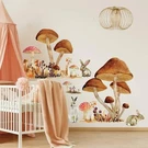 Roommates RMK4411TBM Mushroom Xl Giant Peel And Stick Wall Decals. Fixed Price $58.88.