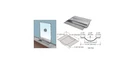 Crl Brushed Stainless Drop-in Deal Tray 12"W X 14-1/8"D 2-3/8"H Polished. Fixed Price $349.77.