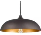 New Emliviar 17" Industrial Farmhouse Pendant Light Oil Rubbed Bronze 1901L Orb. Fixed Price $31.24.