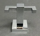 Kartners 248132-99 Double Prong Robe Hook Polished Chrome. Fixed Price $53.00.