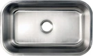 Kingston Brass Gourmetier GKUS3018 Undermount Single Bowl Kitchen Sink. Fixed Price $57.00.