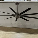 Fanimation MAD8152BNW Odyn Custom Ceiling Brushed Nickel Walnut Blades 56". Fixed Price $350.00.