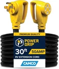 Camco Power Grip 30-FT 50-AMP Camper/rv Extension Cord Features Copper 6/3. Fixed Price $139.65.