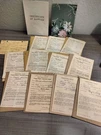 Lot Of Vintage 1955 63 School Report Cards K - Same Student Detroit + Baptism. Fixed Price $24.95.