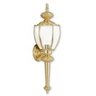 Livex Lighting 2112-02 Outdoor Basics Wall Polished Brass. Fixed Price $177.96.