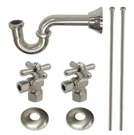 Kingston Brass KPK108P Trimscape Plumbing Supply Kit Combo - Brushed Nickel New. Fixed Price $134.99.