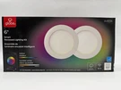 Globe Electric Wi-fi Smart 6 In. Ultra Slim Led Recessed Lighting Kit 2-PACK New. Fixed Price $25.49.