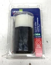 Leviton 30 Amp 125/250V Locking Connector Black And White R50-02713-0CS. Fixed Price $18.56.
