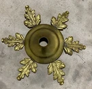 Antique Neoclassical / French Empire Style Bronze Ceiling Light Plate. Fixed Price $49.00.