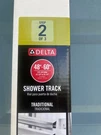 Delta 48-60 Sliding Shower Door Track Assembly Kit Chrome SDLSD60-C-R New. Fixed Price $120.00.