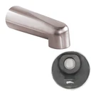 Sento Nickel Universal Heavy Durable Metal Bathroom Tub Spout Satin. Fixed Price $37.99.