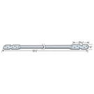 Simpson Strong-tie LTB20 19-1/2" 22-GA Galvanized Tension Bridging (1 Lot Of 30). Fixed Price $25.00.