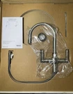 Kohler K-7342-4-BS Hirise Stainless 2-HANDLE Bar Sink Faucet, Brushed. Fixed Price $725.00.
