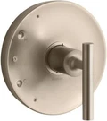 Kohler TS14423-4-BV Purist Rite-temp Valve Trim, Vibrant Brushed Bronze. Fixed Price $254.99.