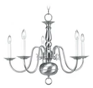 Livex Lighting 5005-91 Williamsburgh Chandelier Brushed Nickel. Fixed Price $257.96.