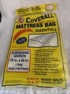 Warp's Coverall Heavy Weight Queen/full Size Mattress Bag CB-86 70X92 Usa. Fixed Price $14.00.