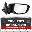 Passenger Side Mirror Replacement Compatible With 2016-2021 Honda Civic P.... Fixed Price $103.74.