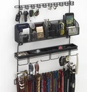 Longstem Men's Tie Belt Rack Accessory Closet Hanging Organizer Black #9200. Fixed Price $109.95.