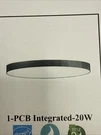 Maxim Lighting 11" Led Flush Mount Ceiling 3000K 20W Dimmable Black. Fixed Price $25.99.