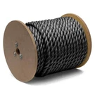 3/4" X 150 Ft. Black Polypropylene Twisted Rope - 1000 Lb Capacity, Uv Resistant. Fixed Price $120.56.
