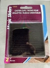 Magic Sliders 3" Rubber Caster Cups 2-PK. New In Package. Fixed Price $9.99.