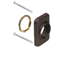 Crl Dark Bronze Mortise Cylinder Mounting Pad For Storefront Door Lock Plate Kit. Fixed Price $8.09.