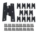 Qcaa Steel Hinge Offset For Cabinet Door, 3/8", Matte Black, 12 Pack, M.... Fixed Price $63.52.
