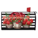 Briarwood Lane Striped Geraniums Oversized Mailbox Cover. Fixed Price $19.95.