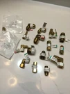 Lot Of 17 Anderson Metals Brass Tube Fittings Valve Elbow Connector Plug Cap New. Fixed Price $24.99.