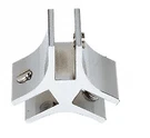 Crl E338A Chrome 3-WAY 120 Degree Standard Connector For 3/8" Glass. Fixed Price $26.62.
