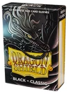 Dragon Shield Black Classic Japanese Card Sleeves Small Deck Protector 10602. Fixed Price $16.09.